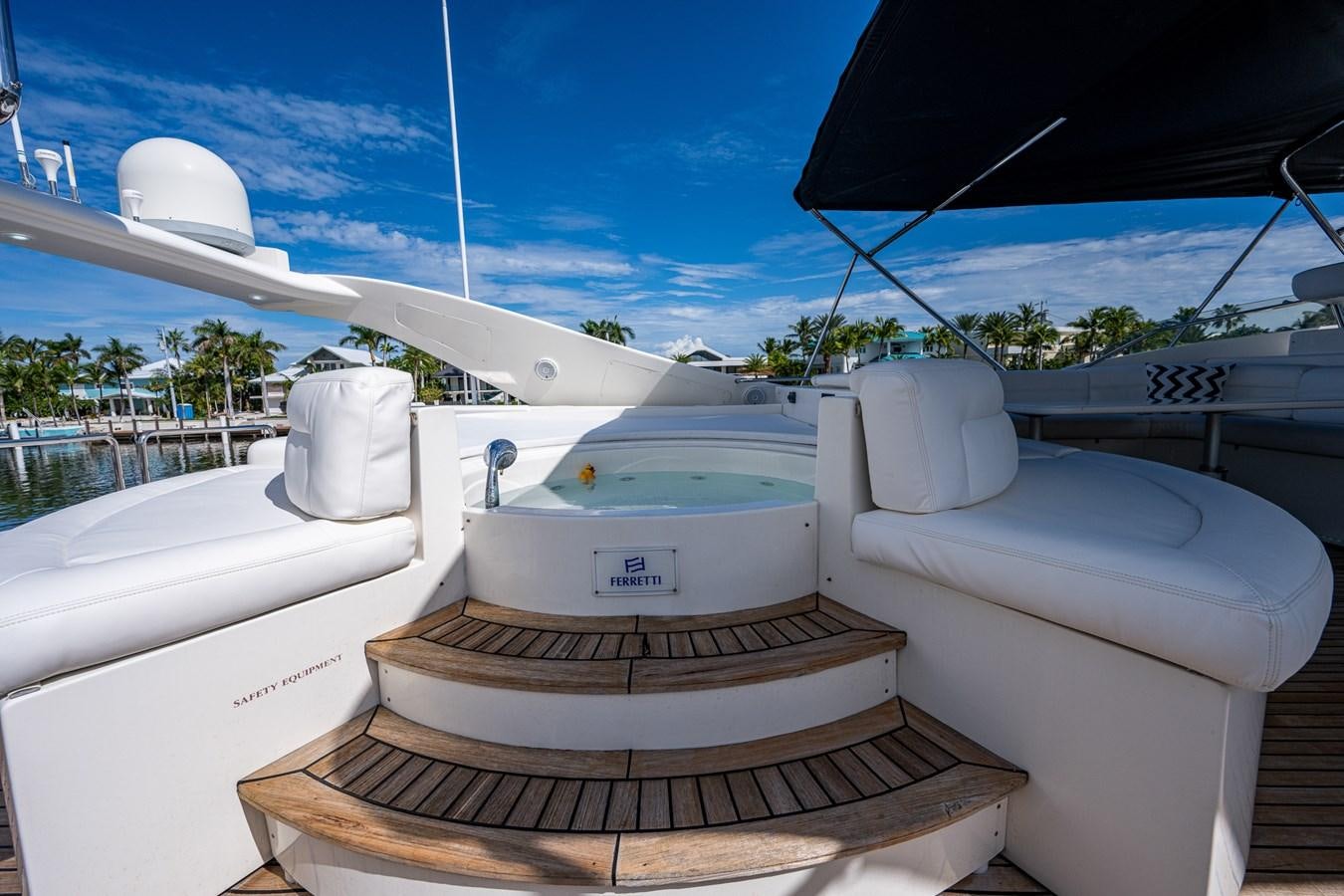a couple of white toilets on a boat aboard EVERYTHING GOOD Yacht for Sale