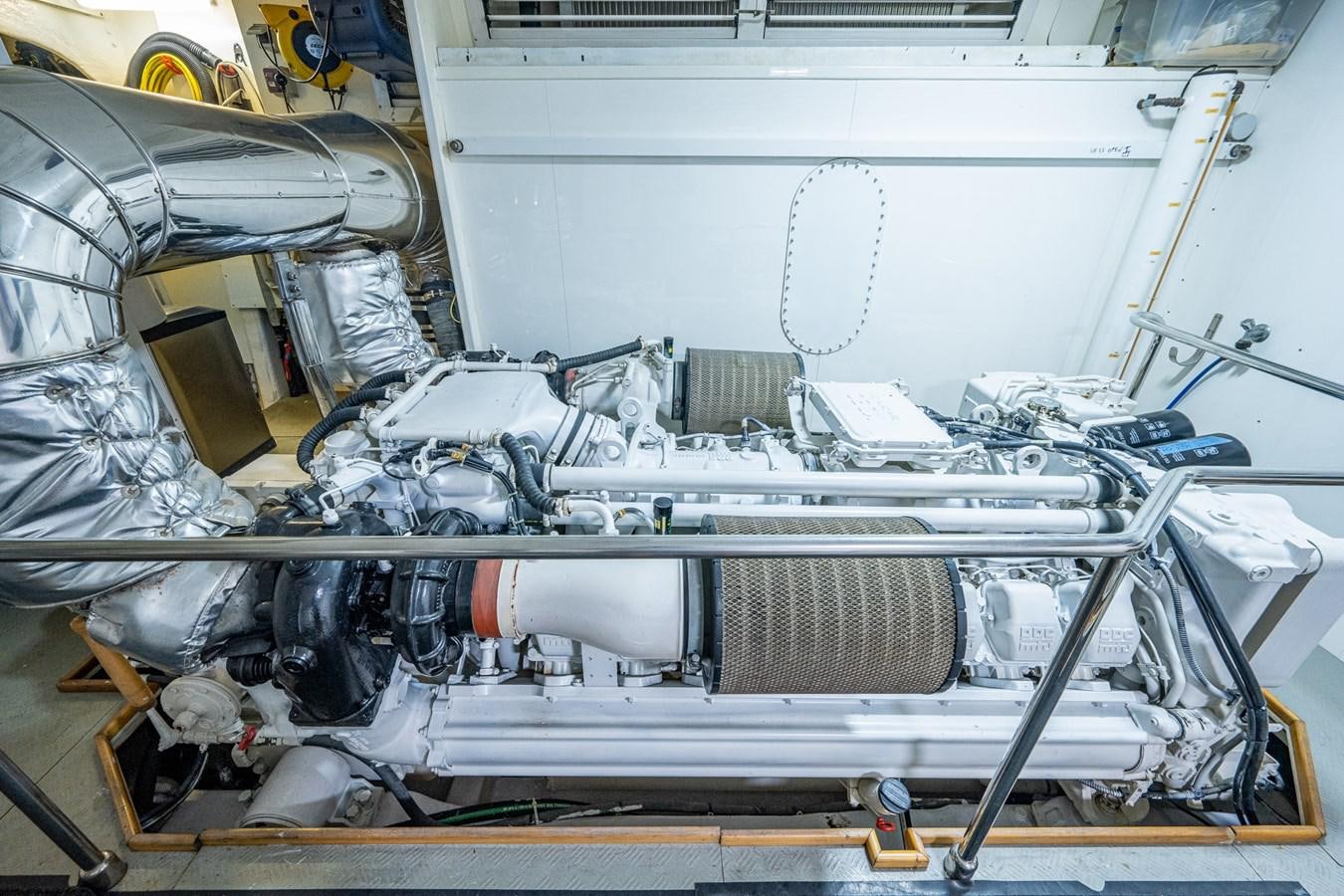 a machine with wires aboard EVERYTHING GOOD Yacht for Sale