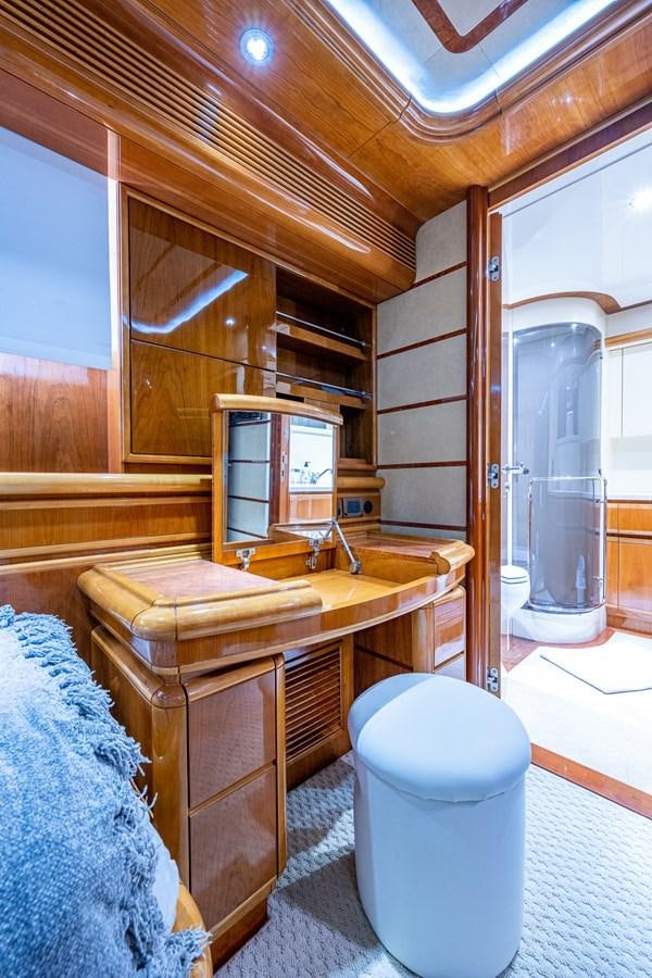 a bathroom with a sink and a tub aboard EVERYTHING GOOD Yacht for Sale