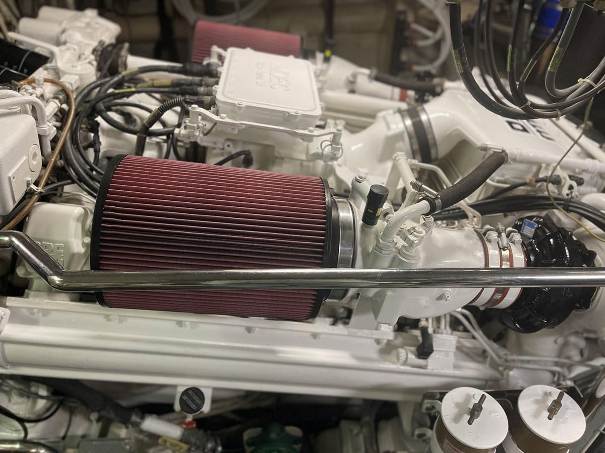 a close-up of a machine aboard GET WET Yacht for Sale