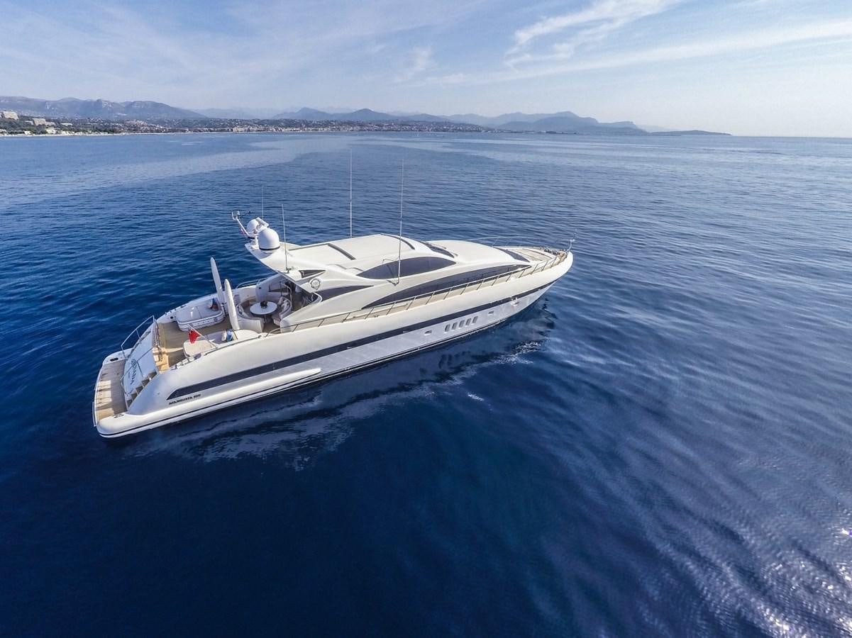 a boat in the water aboard PHANTOM Yacht for Sale