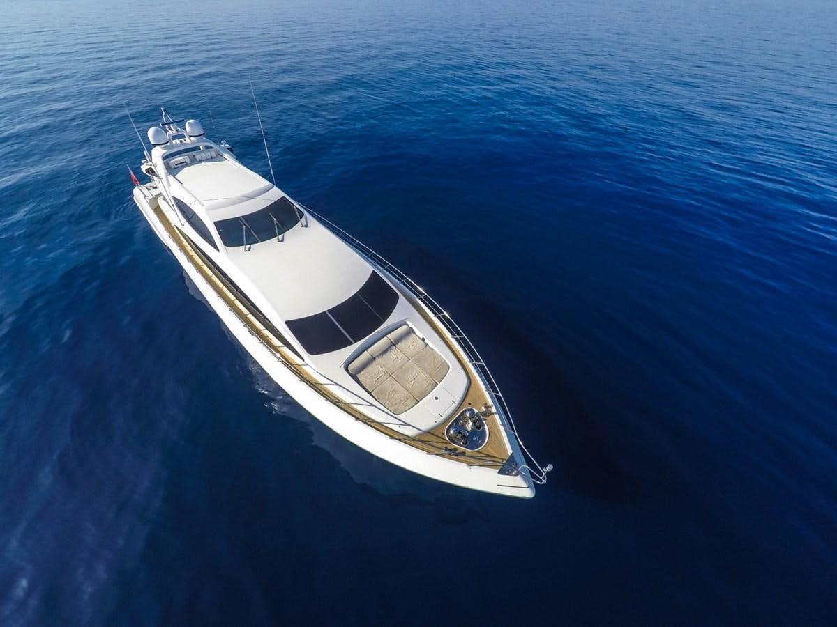a boat in the water aboard PHANTOM Yacht for Sale