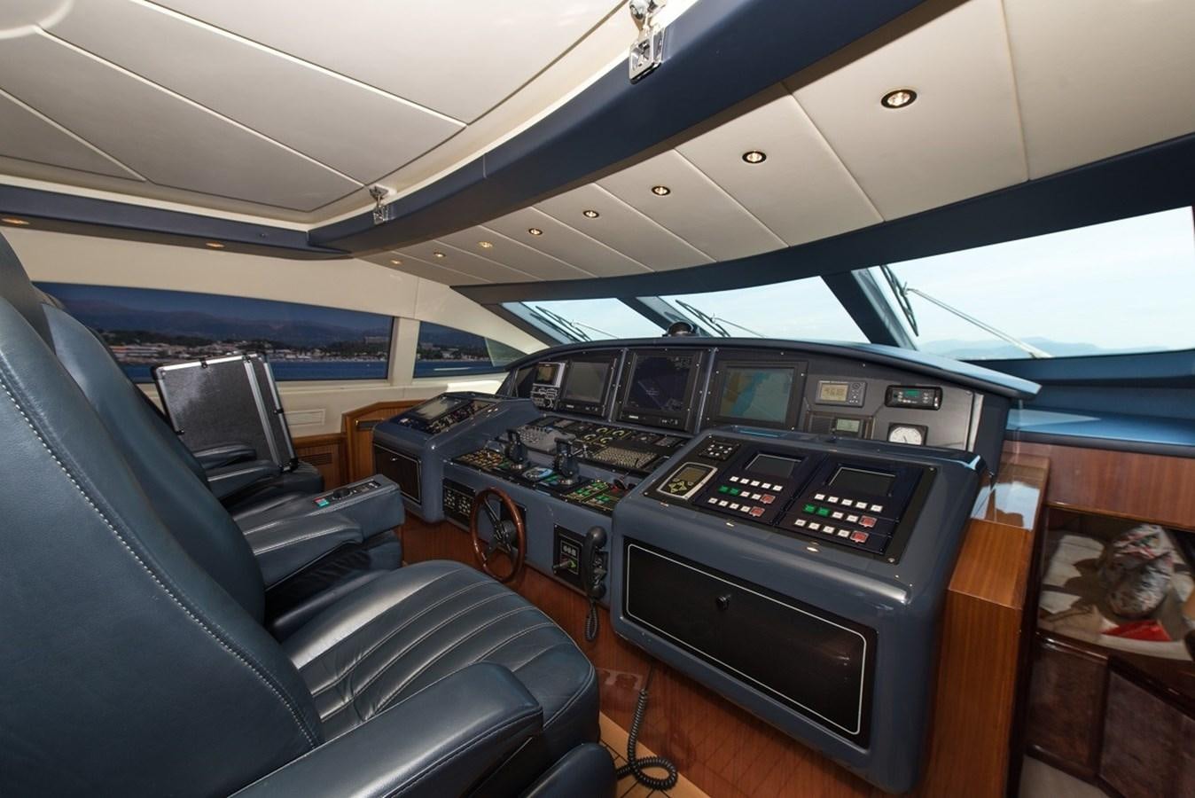 inside of a plane aboard PHANTOM Yacht for Sale