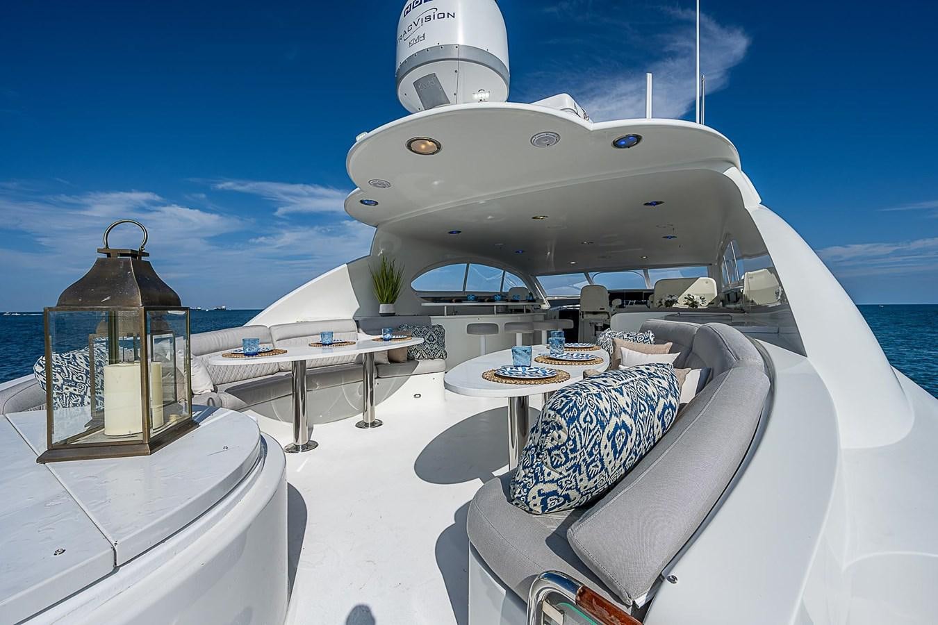 a space shuttle on a launch pad aboard LAZZARA 116 OPEN BRIDGE Yacht for Sale
