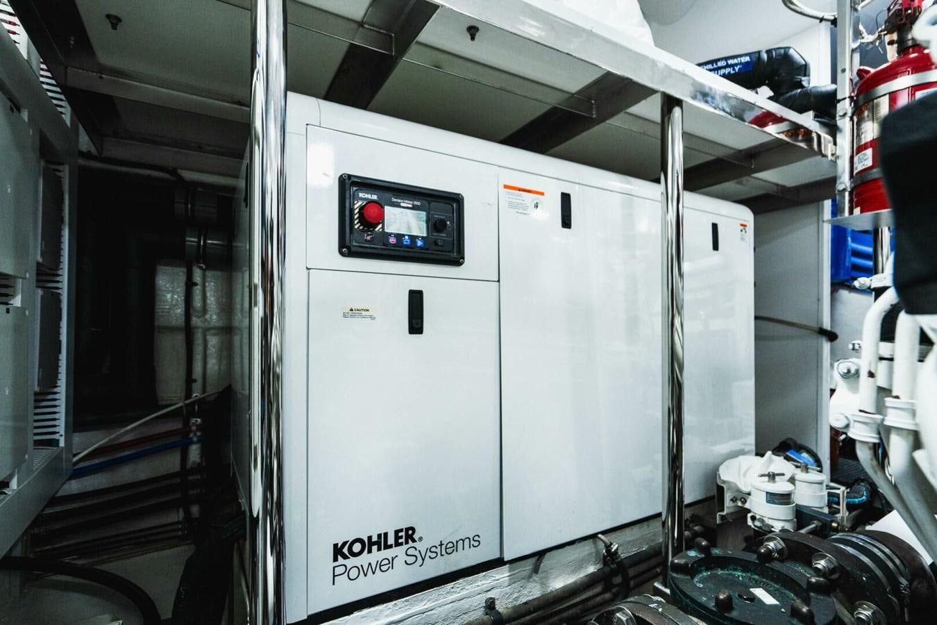 a large white machine aboard NEW ARRIVAL Yacht for Sale