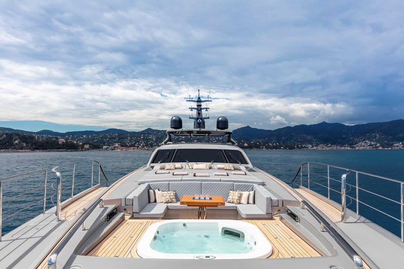 a boat on a body of water aboard CHORUSLINE Yacht for Sale