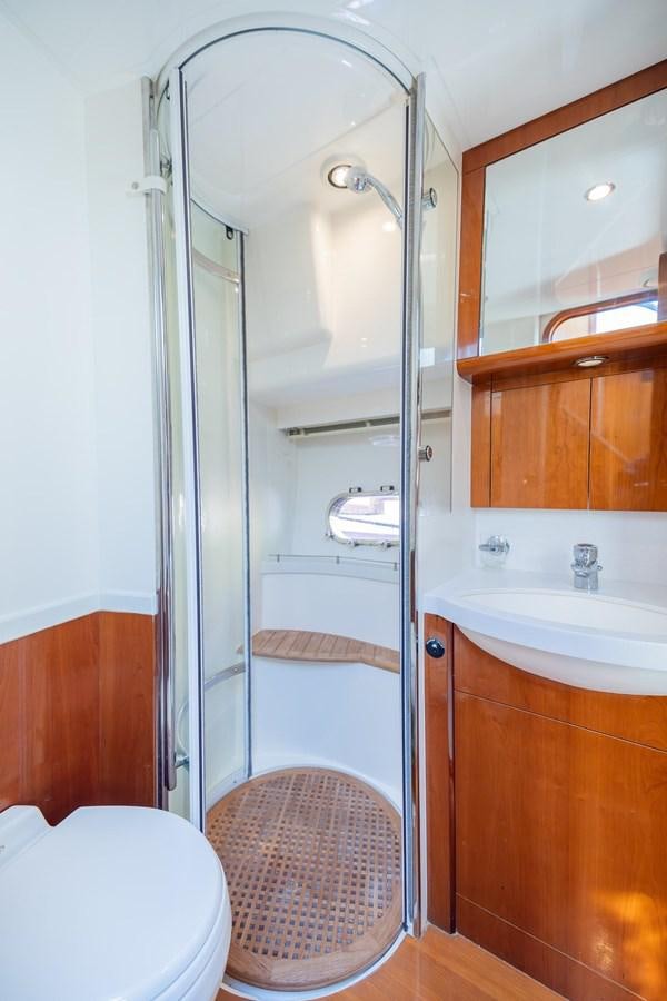 a shower unit in a bathroom aboard COOL BREEZE Yacht for Sale