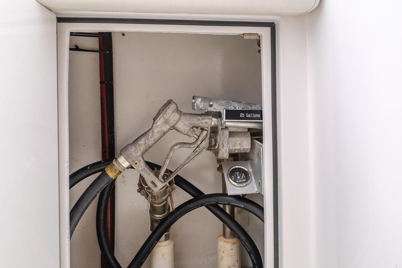 a machine with a handle aboard UNDAUNTED Yacht for Sale