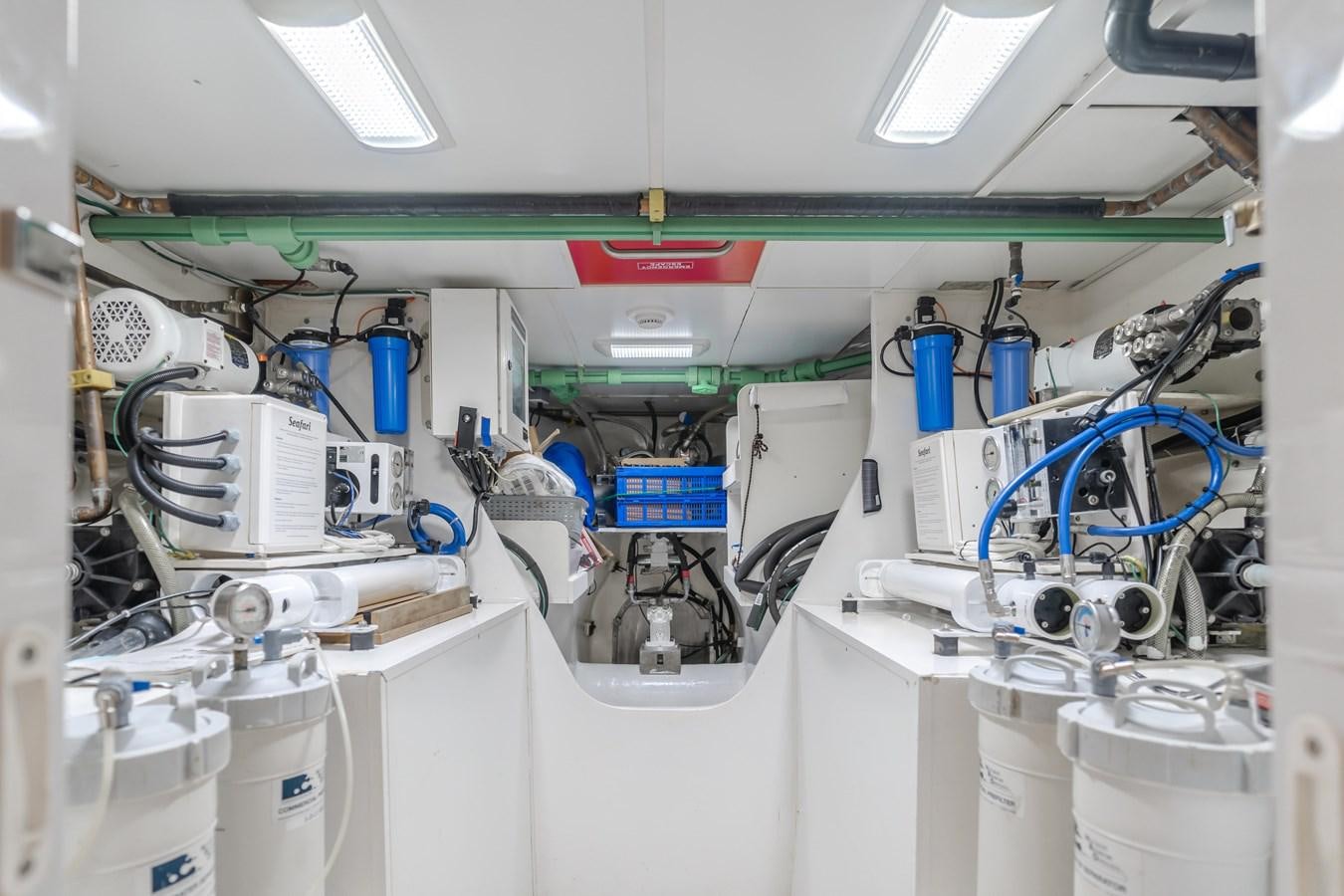 a room with several machines aboard UNDAUNTED Yacht for Sale