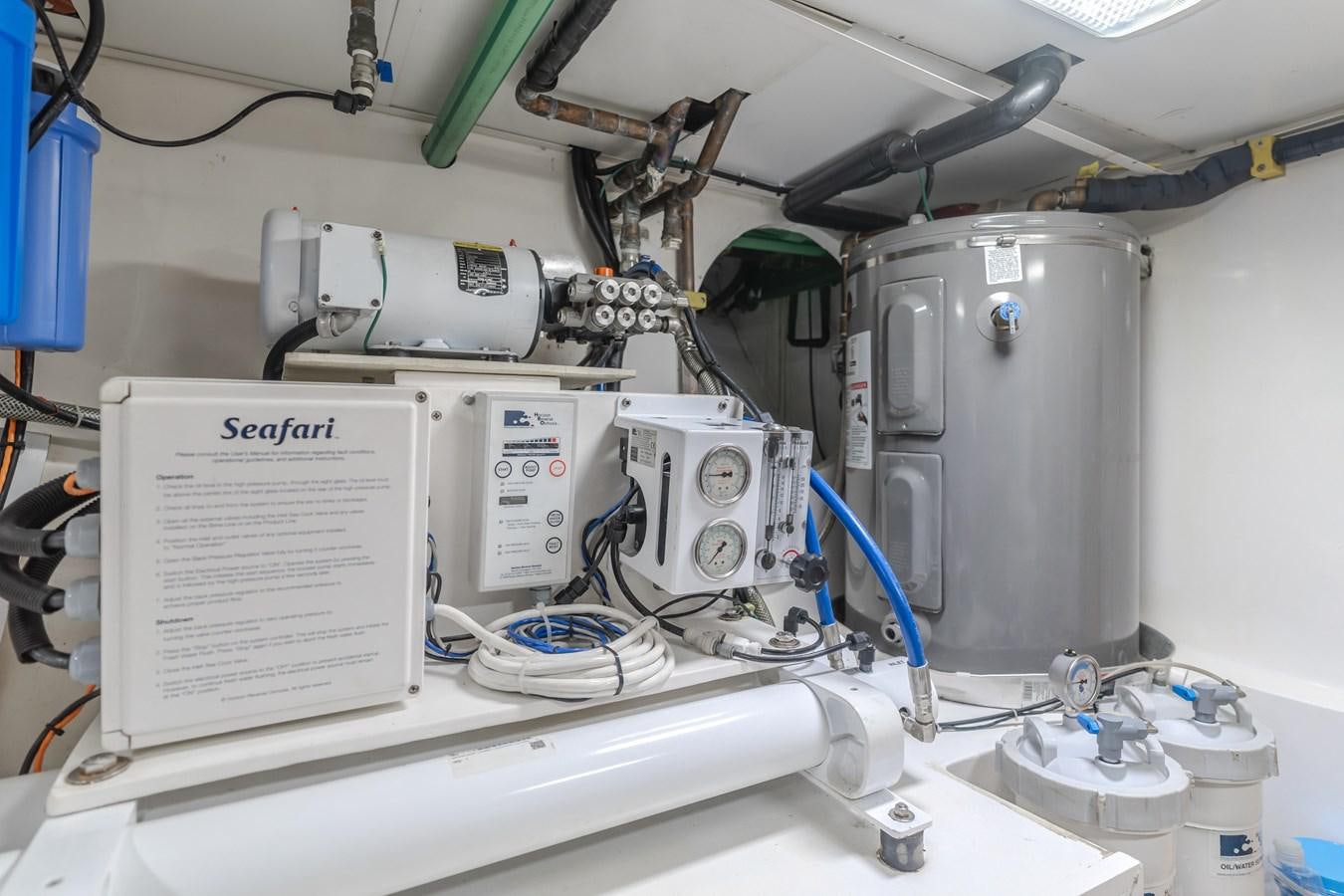 a close-up of a machine aboard UNDAUNTED Yacht for Sale