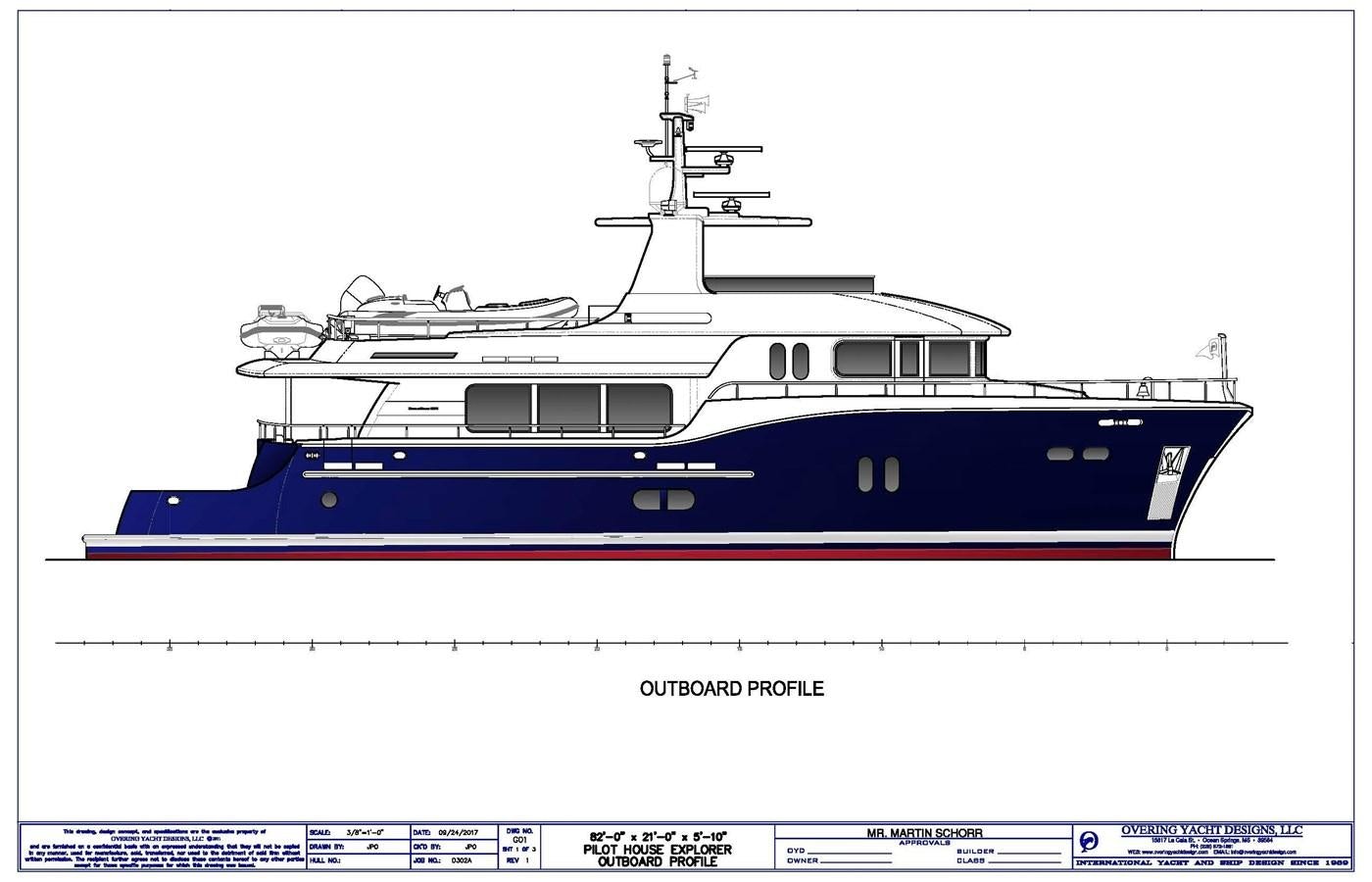 diagram, engineering drawing aboard UNDAUNTED Yacht for Sale