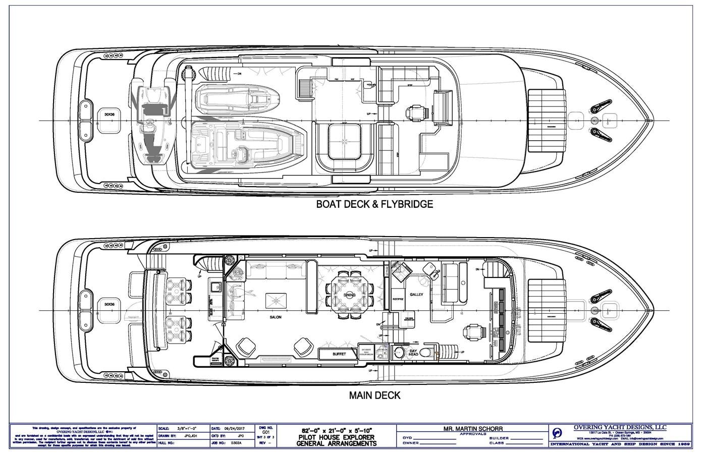diagram, engineering drawing aboard UNDAUNTED Yacht for Sale