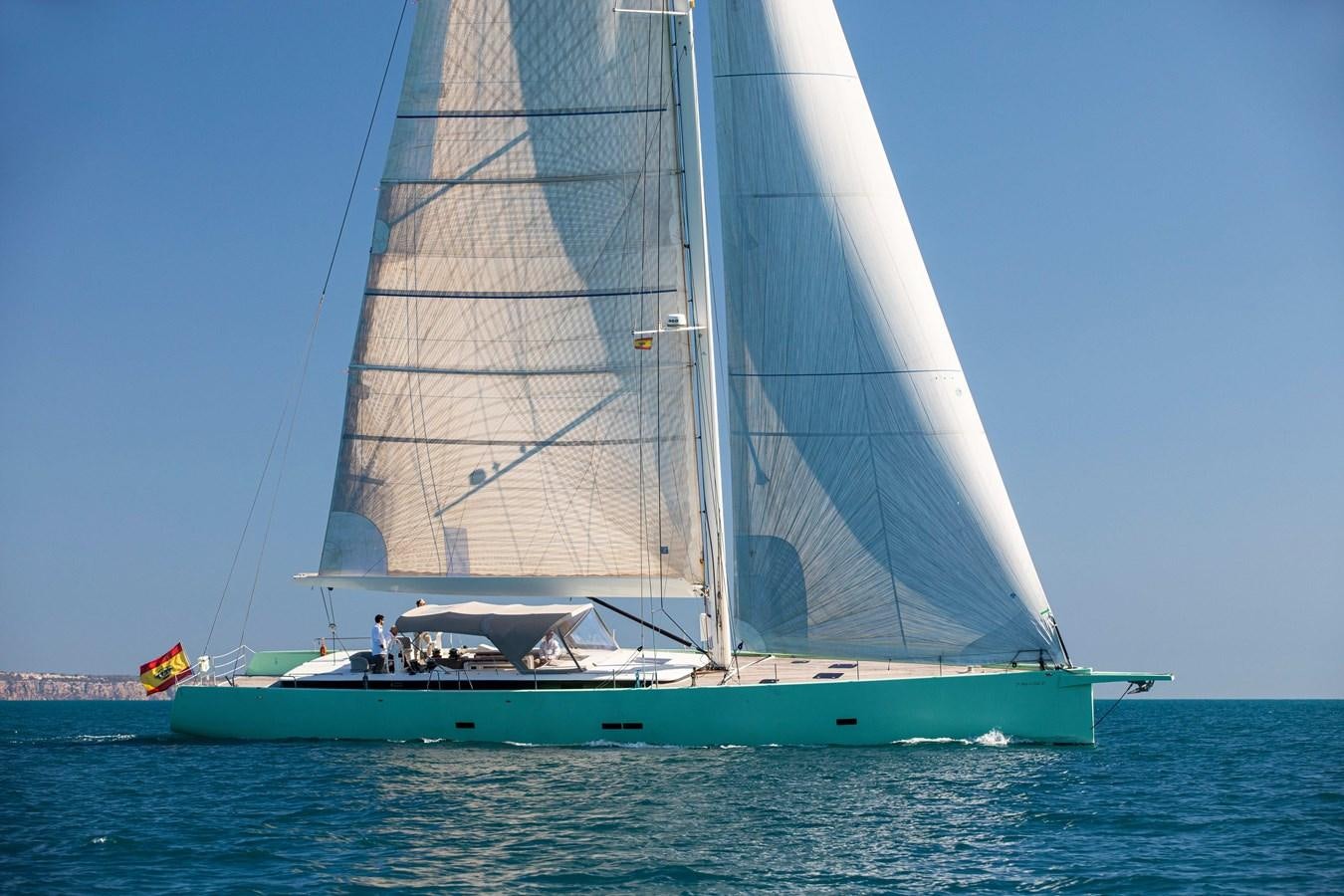 a sailboat on the water aboard PEREGRIN Yacht for Sale