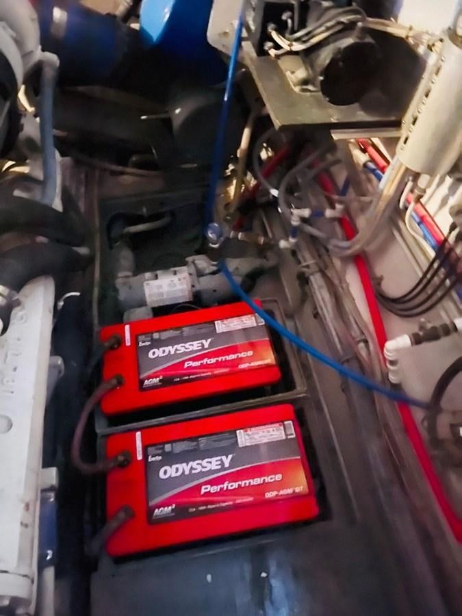 a red box with wires aboard MARTINI MARTINI Yacht for Sale