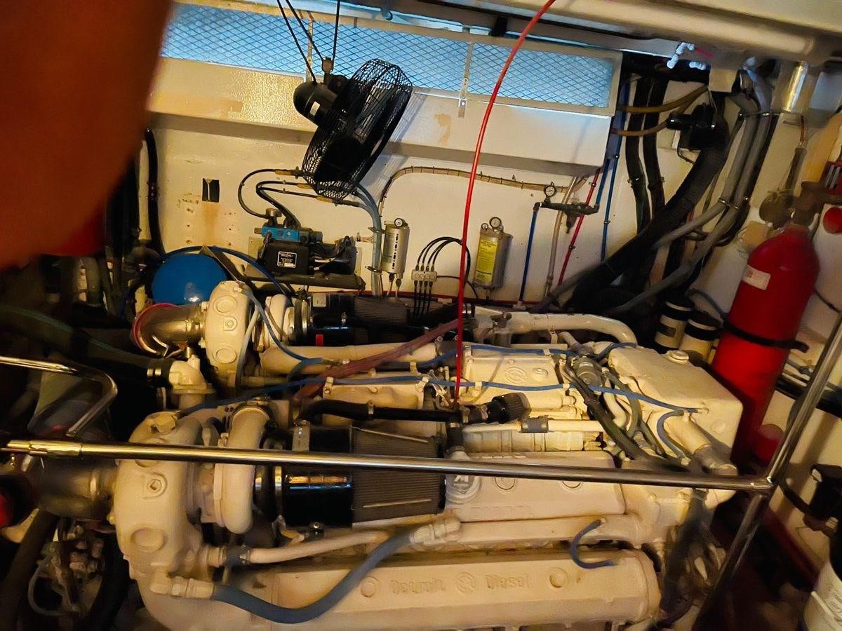 a machine with wires aboard MARTINI MARTINI Yacht for Sale