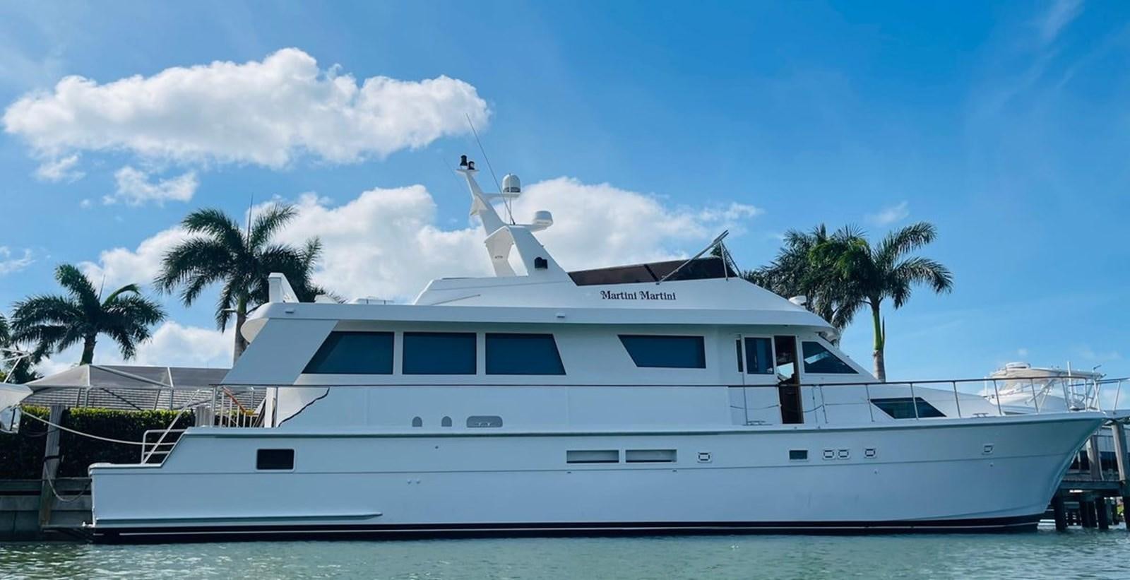 a white yacht on the water aboard MARTINI MARTINI Yacht for Sale