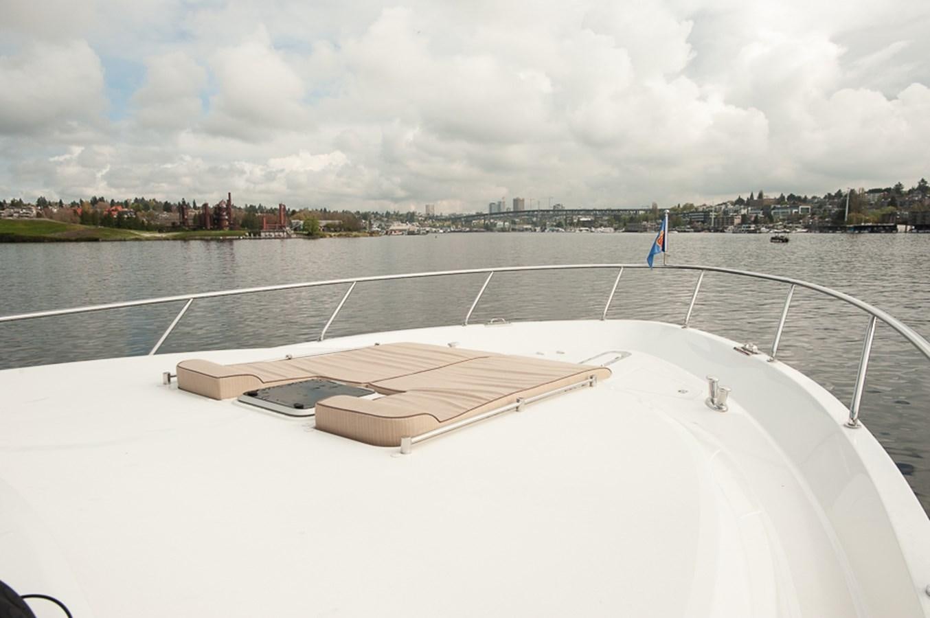 a boat on the water aboard FOREVER INTREPID Yacht for Sale