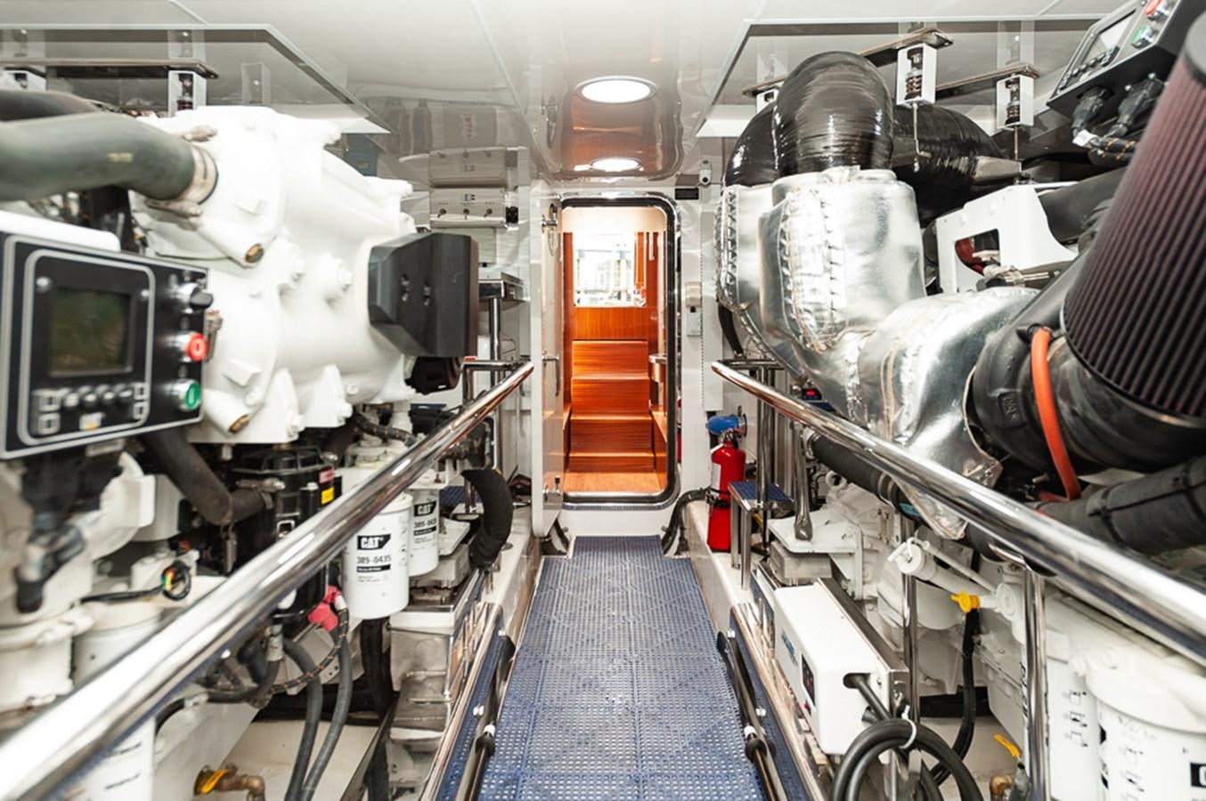 a room full of machines aboard FOREVER INTREPID Yacht for Sale