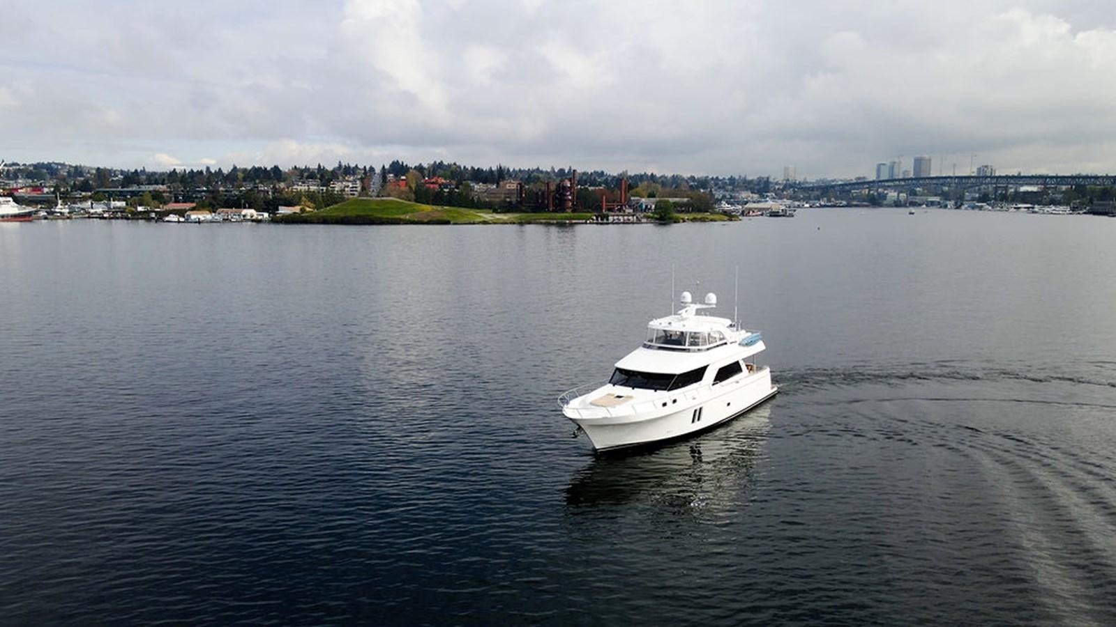 a boat in the water aboard FOREVER INTREPID Yacht for Sale