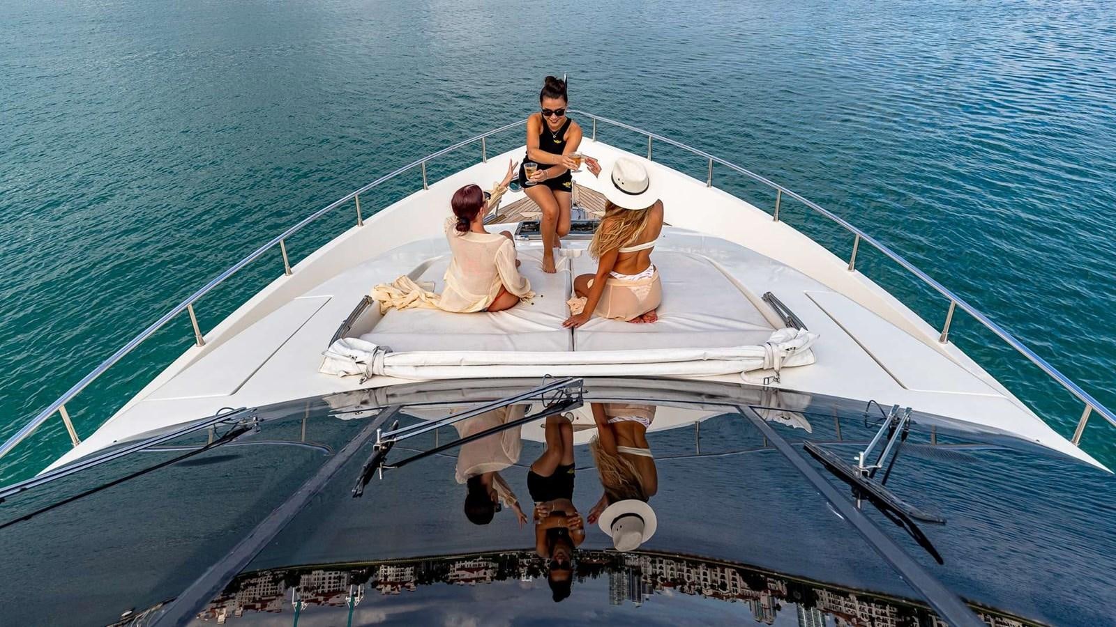 a group of people on a boat aboard SALT SHAKER Yacht for Sale