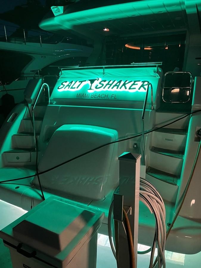 a close-up of a green machine aboard SALT SHAKER Yacht for Sale