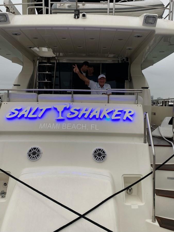 a few men in a white machine aboard SALT SHAKER Yacht for Sale