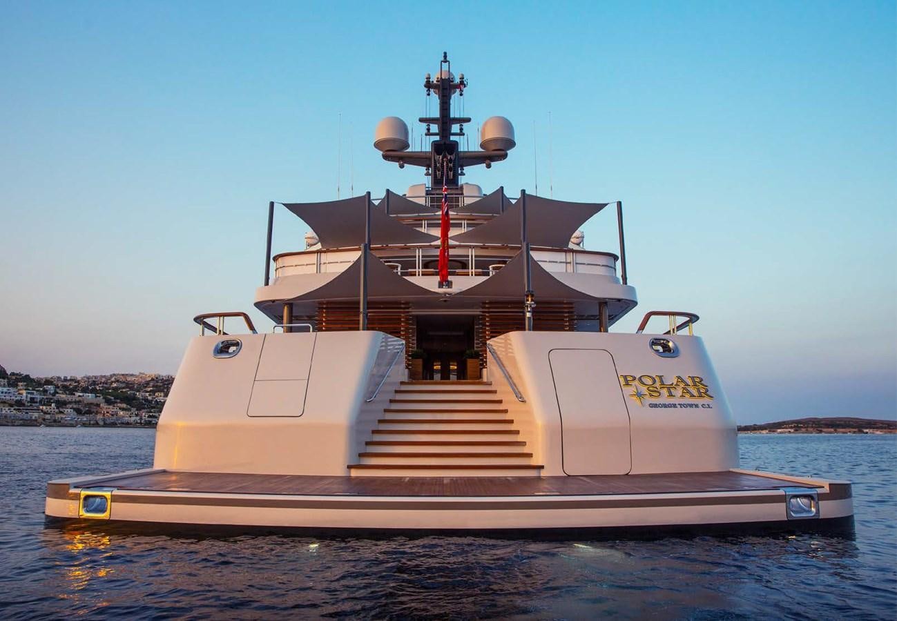 a boat on the water aboard POLAR STAR Yacht for Sale