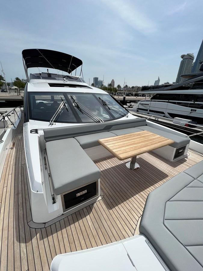 a boat on a boat aboard 2023 SUNSEEKER 65 SPORT Yacht for Sale