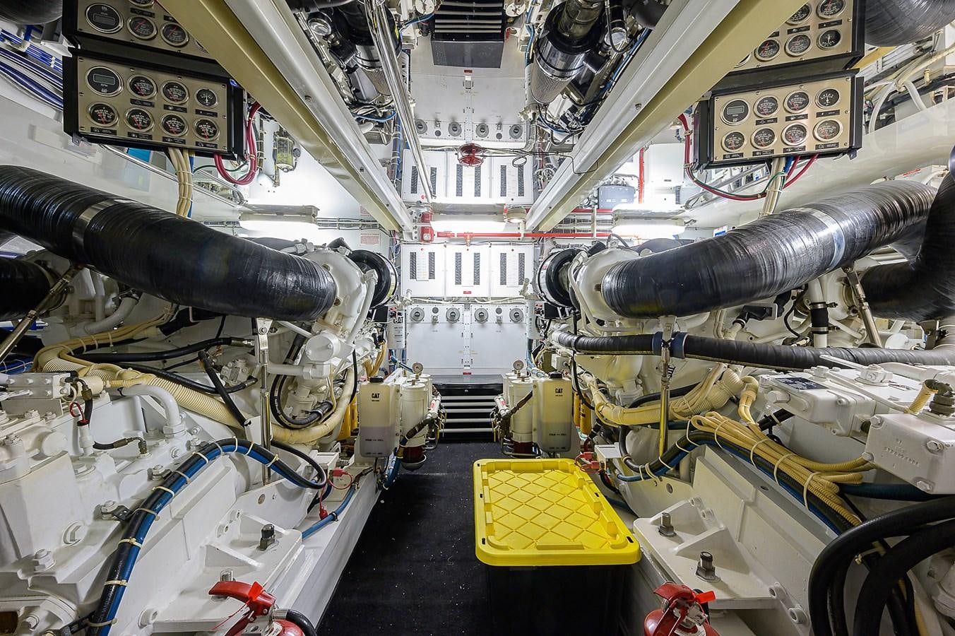 a machine inside a factory aboard INSTIGATOR Yacht for Sale