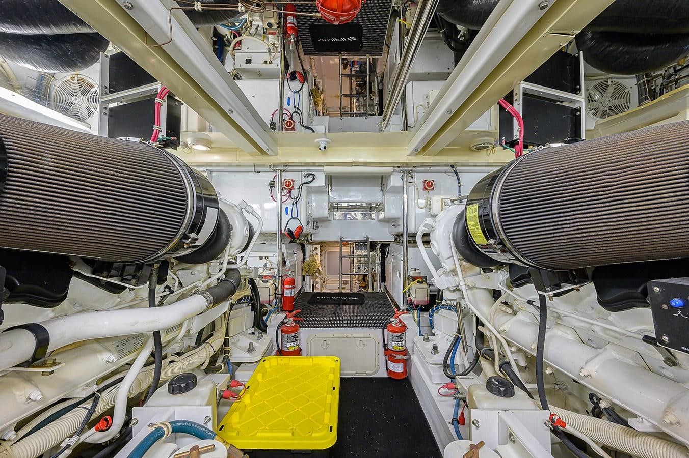 a room with machinery aboard INSTIGATOR Yacht for Sale