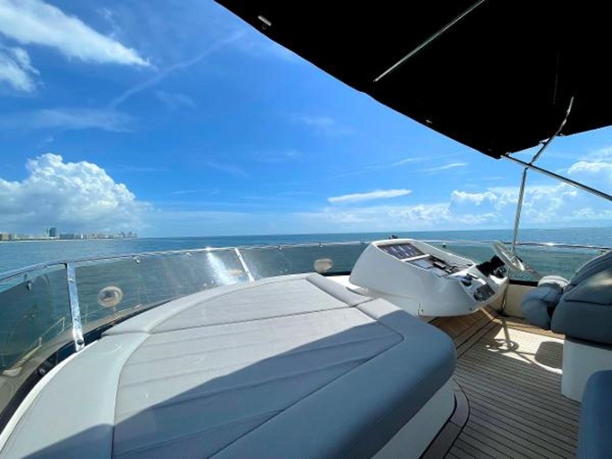 the cockpit of an airplane aboard TWINS Yacht for Sale