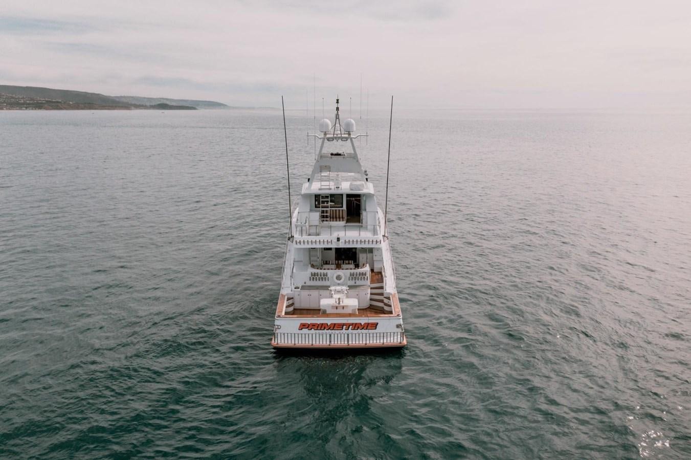 a boat in the water aboard PRIME TIME Yacht for Sale