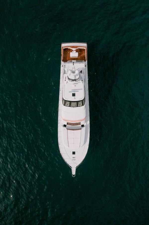 a white and red object on a green surface aboard PRIME TIME Yacht for Sale