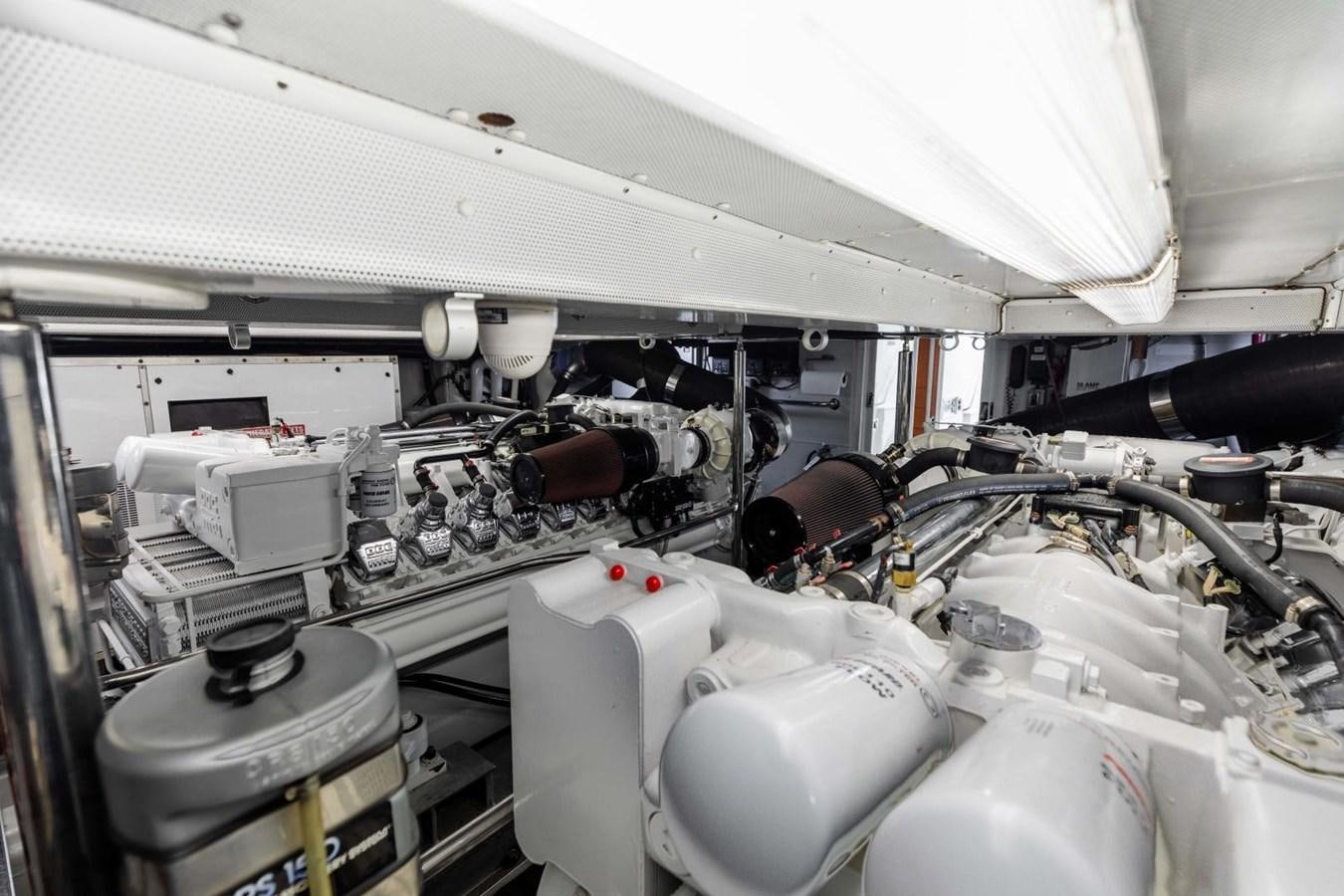 a close-up of a machine aboard PRIME TIME Yacht for Sale