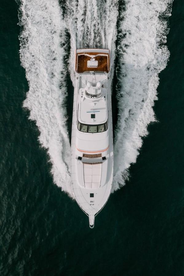 a white and gold object aboard PRIME TIME Yacht for Sale