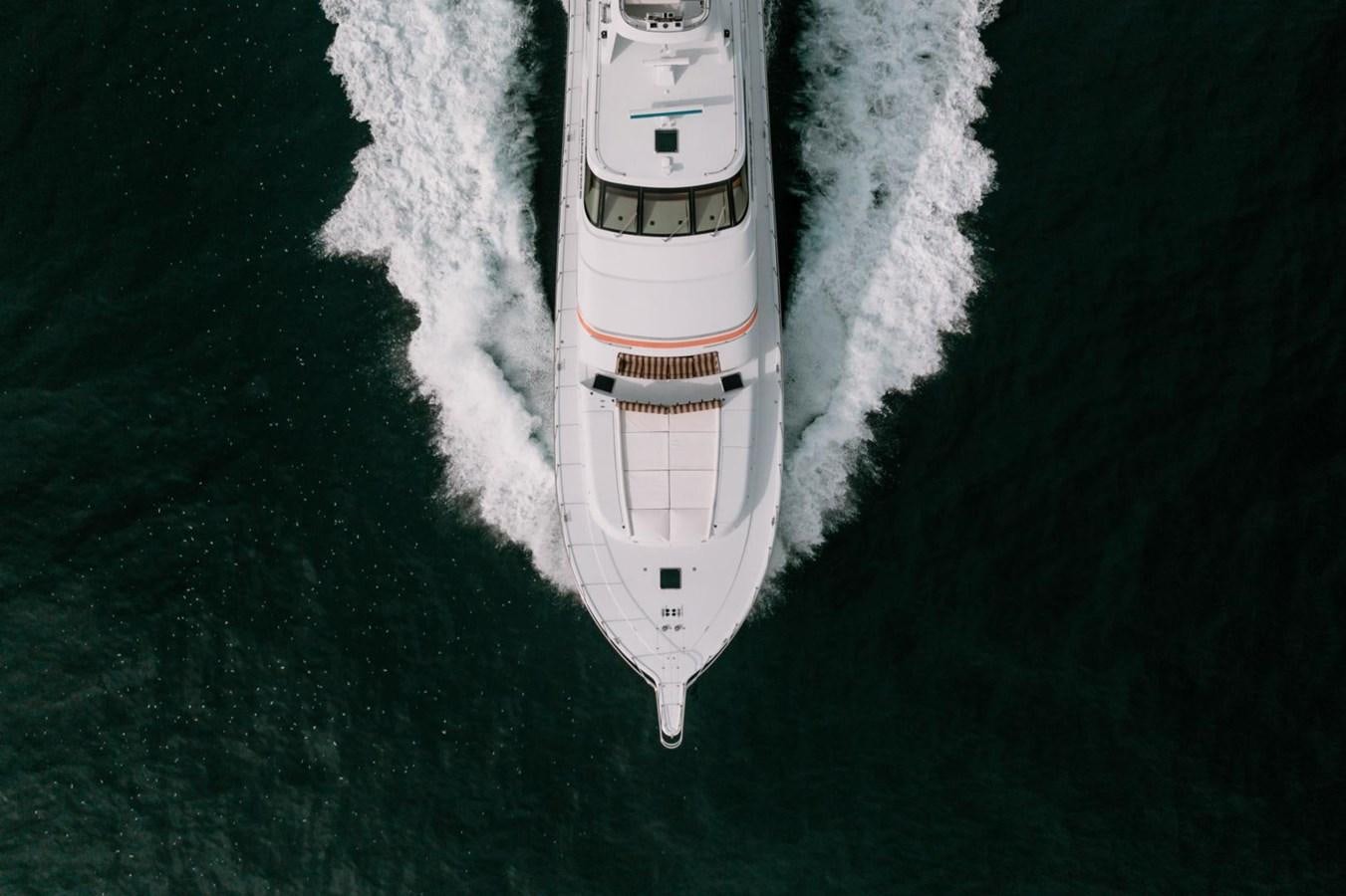 a white object on a white surface aboard PRIME TIME Yacht for Sale