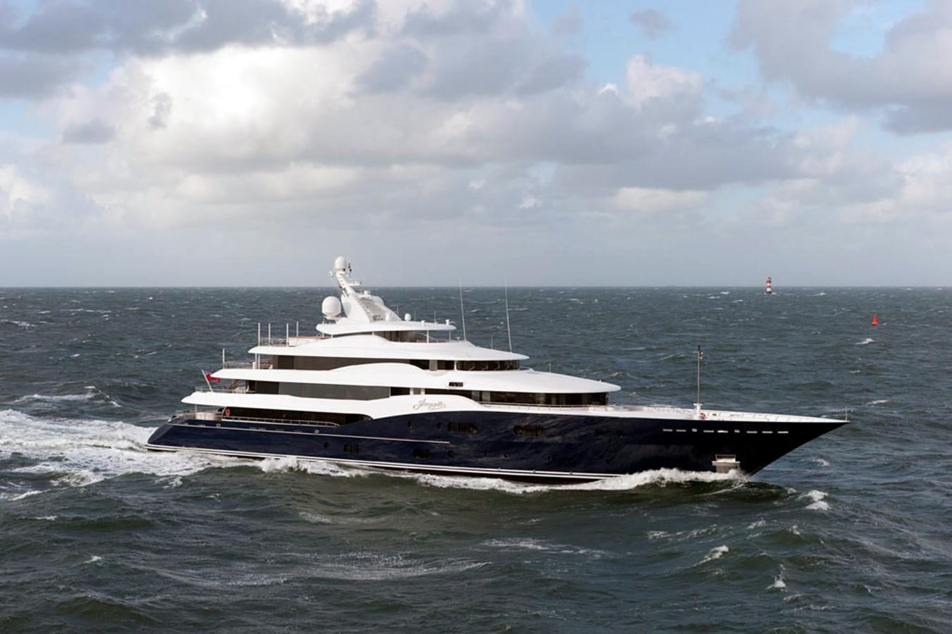 a boat on the water aboard AMARYLLIS Yacht for Sale