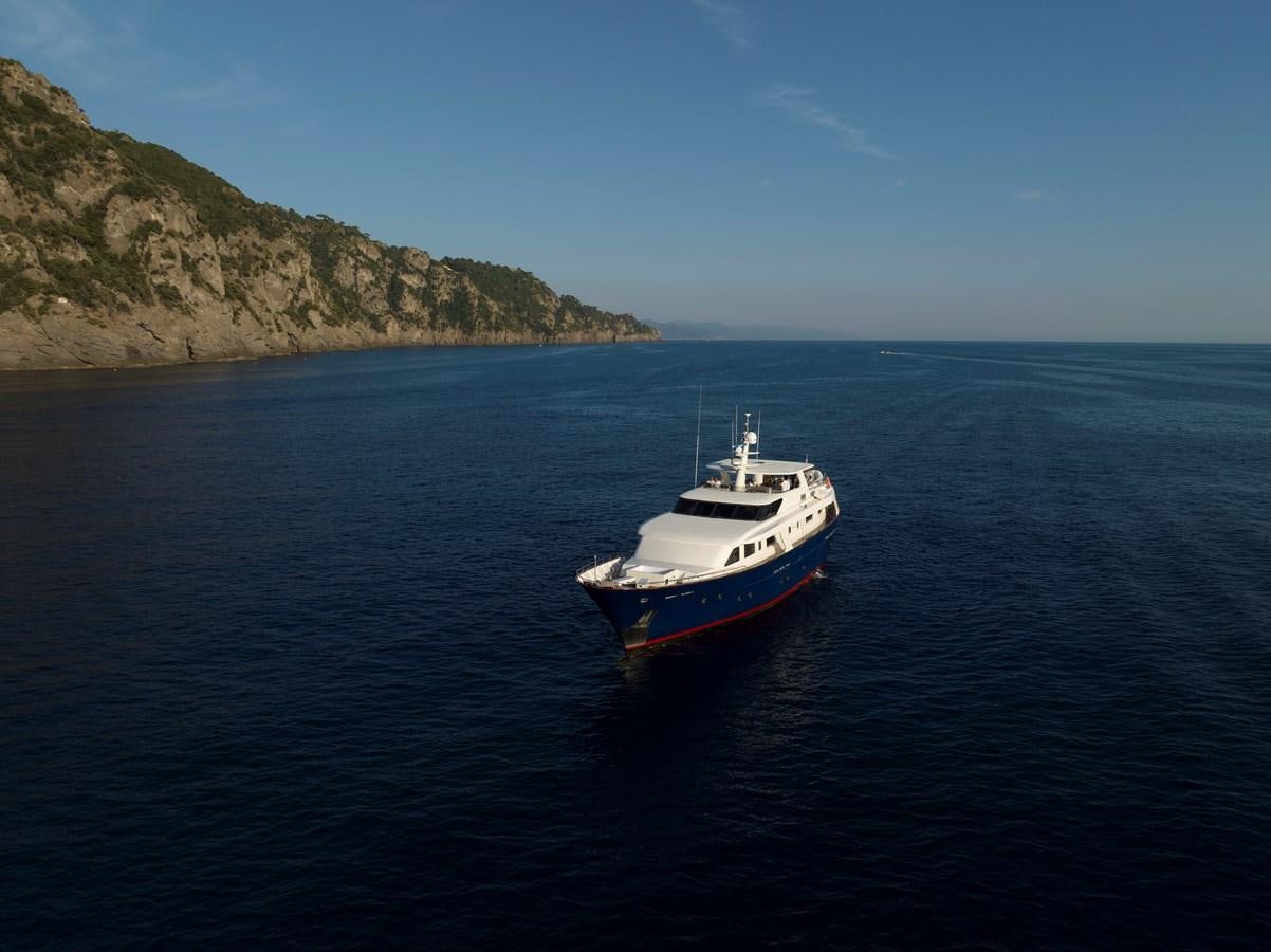 a boat in the water aboard DON CIRO Yacht for Sale