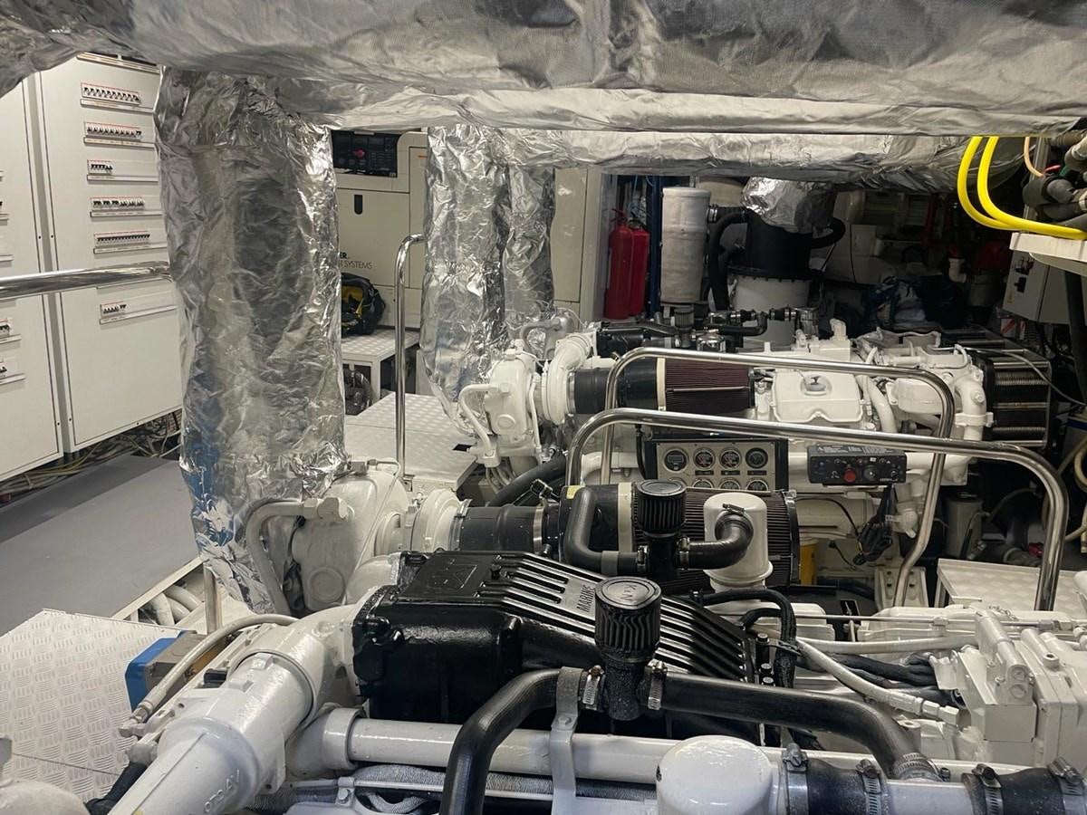 a machine with a large piece of equipment in it aboard DON CIRO Yacht for Sale