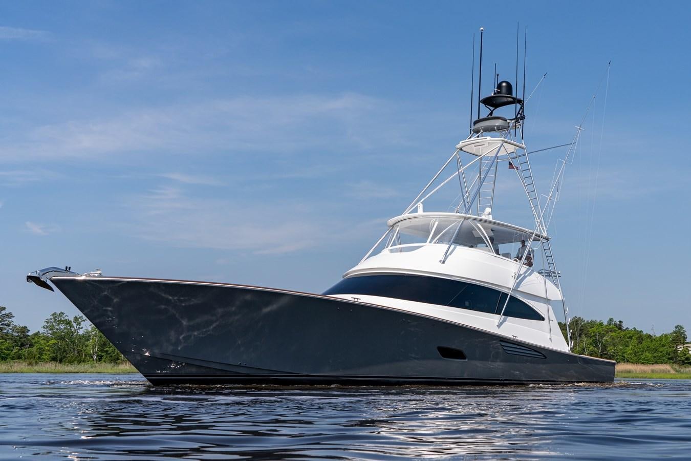 a boat on the water aboard FREAK SHOW Yacht for Sale