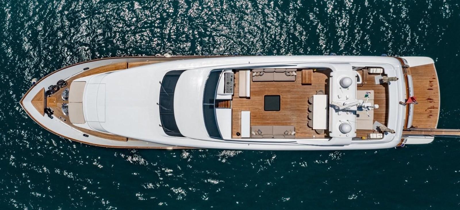 a space ship in the water aboard CANADOS FLYBRIDGE FAST Yacht for Sale