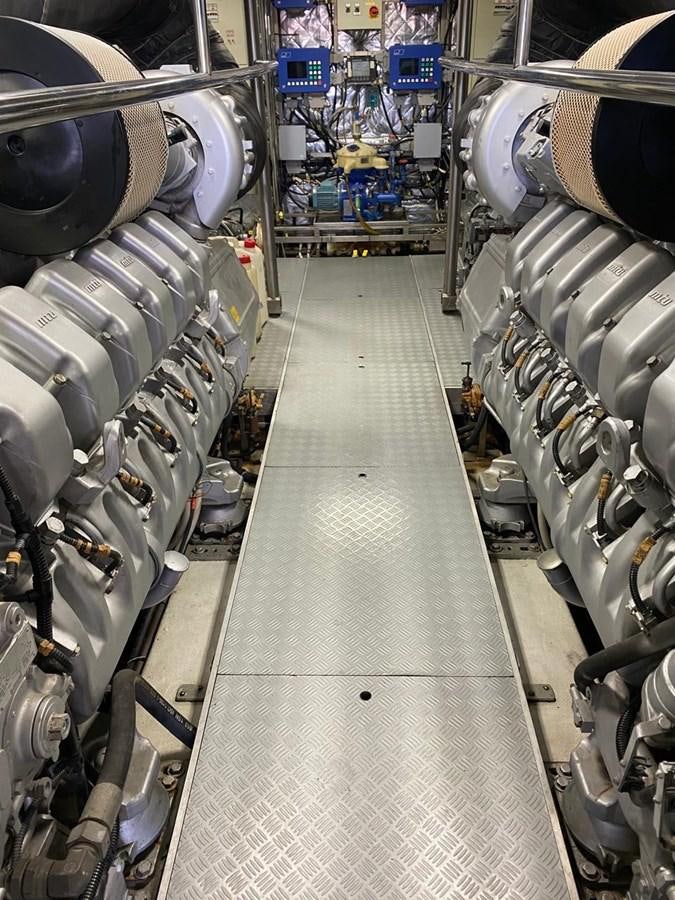 a close-up of a machine aboard CANADOS FLYBRIDGE FAST Yacht for Sale