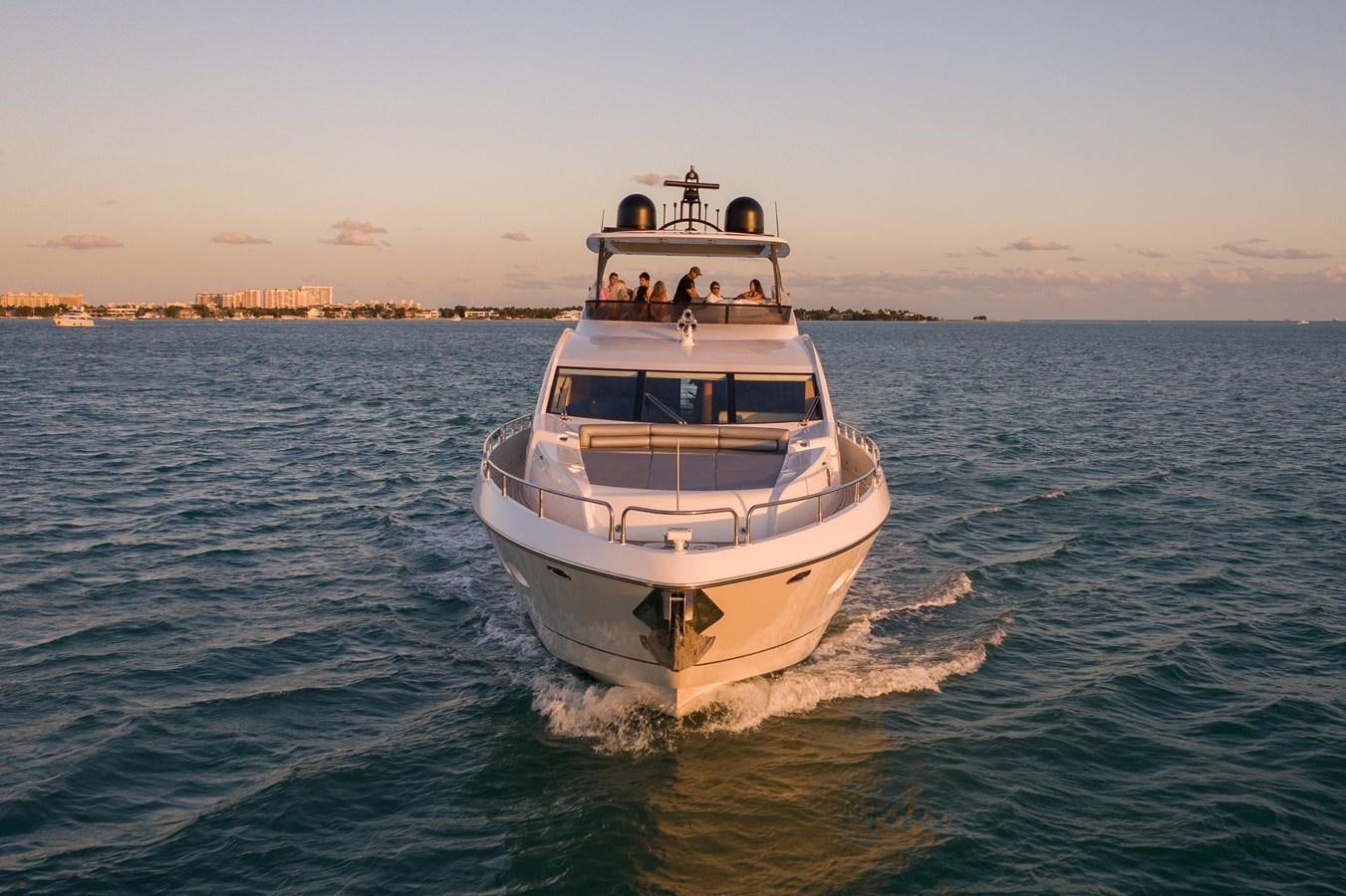 a boat in the water aboard SUNSEEKER 88  Yacht for Sale