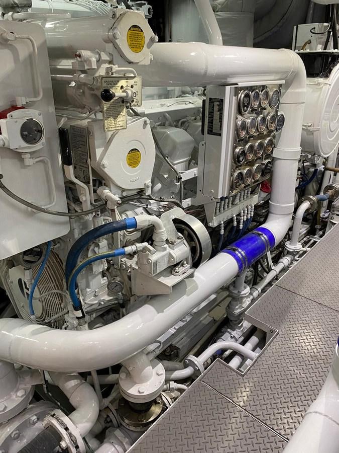 a close-up of a machine aboard BUCKPASSER Yacht for Sale
