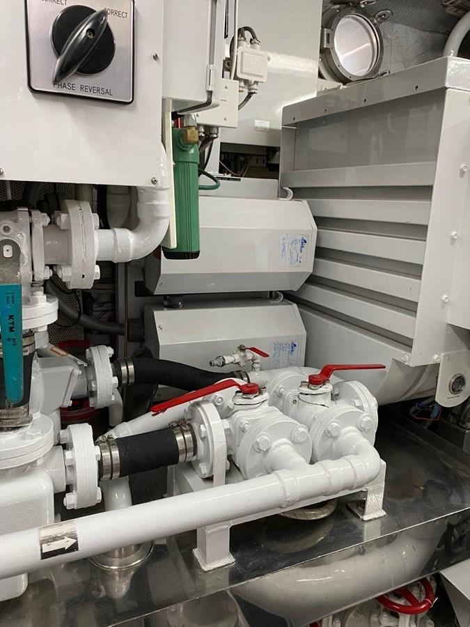 diagram, engineering drawing aboard BUCKPASSER Yacht for Sale