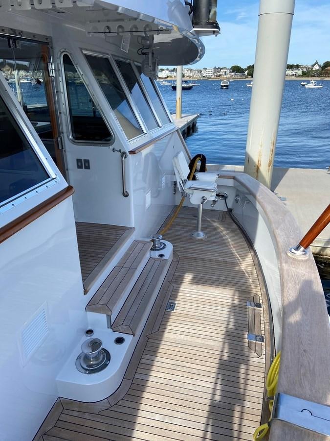 a boat on the water aboard BUCKPASSER Yacht for Sale