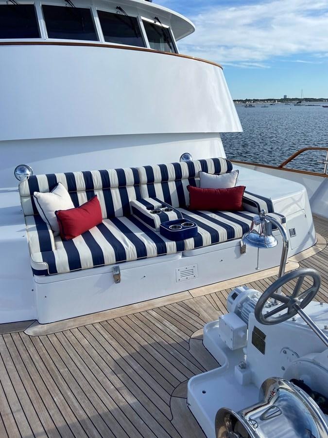 a boat on the water aboard BUCKPASSER Yacht for Sale