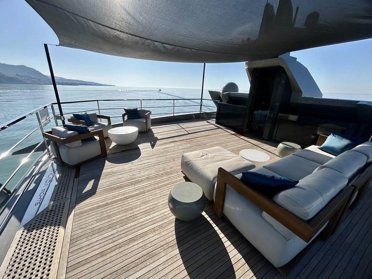 a boat on the water aboard SHERPA 80 Yacht for Sale