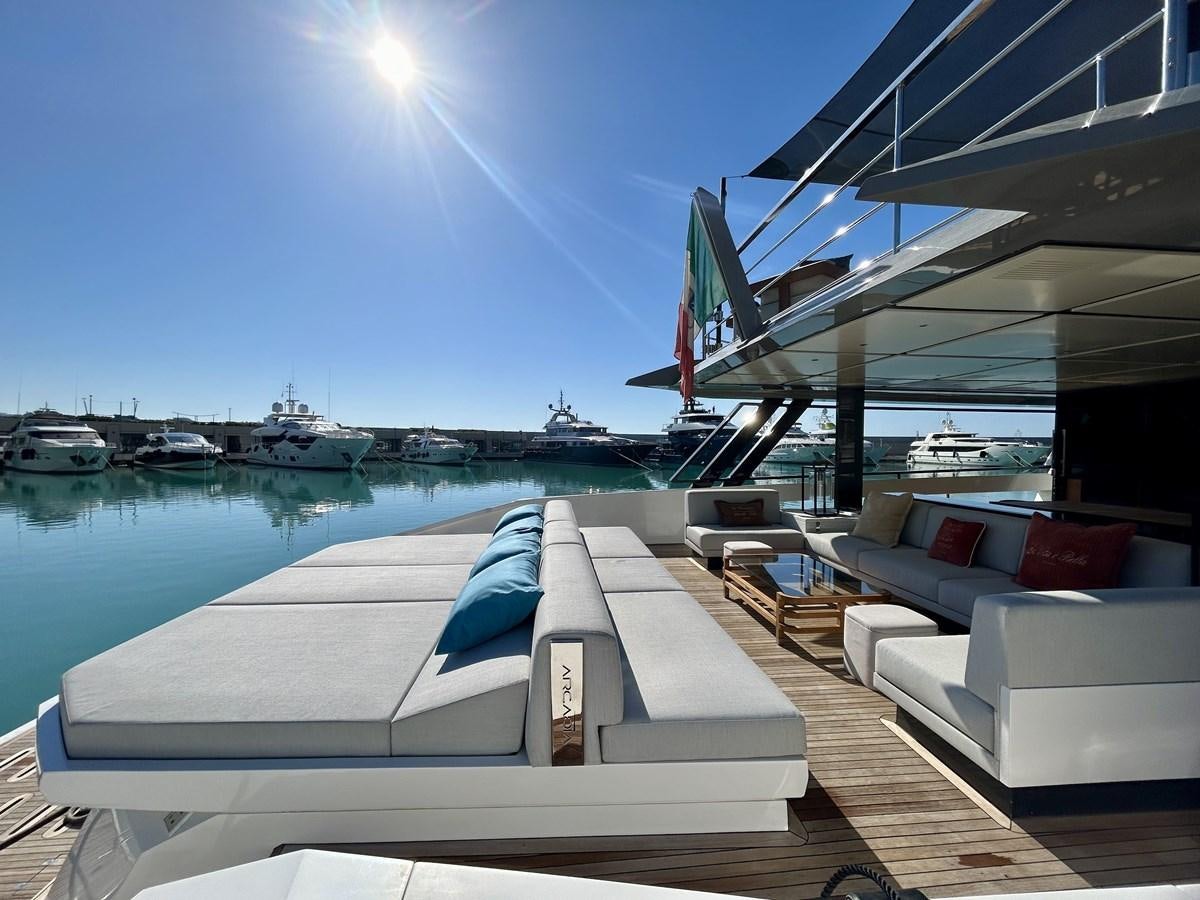 a boat on the water aboard SHERPA 80 Yacht for Sale