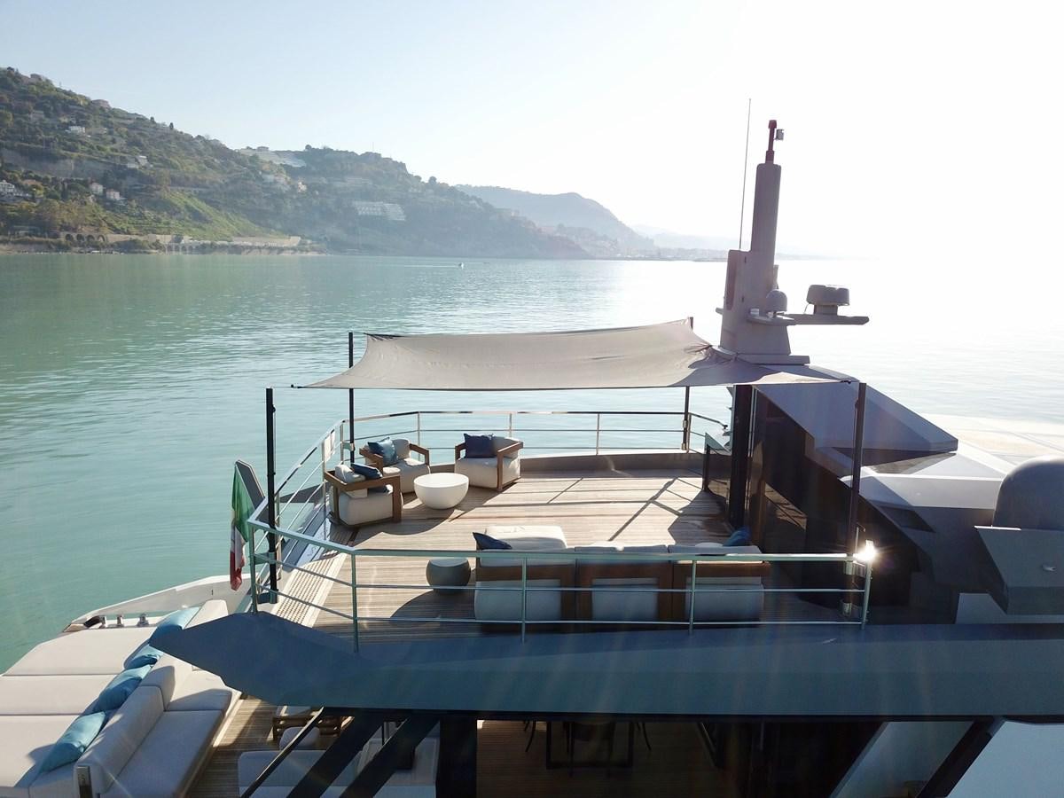 a boat on the water aboard SHERPA 80 Yacht for Sale